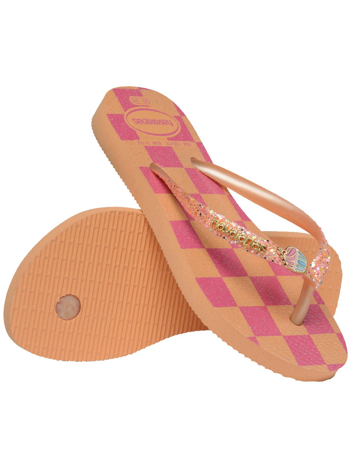 HAVAIANAS Infradito Bambine e ragazze Hav. Kids slim glitter trendy 4146976.0027 Rosa - Image 3