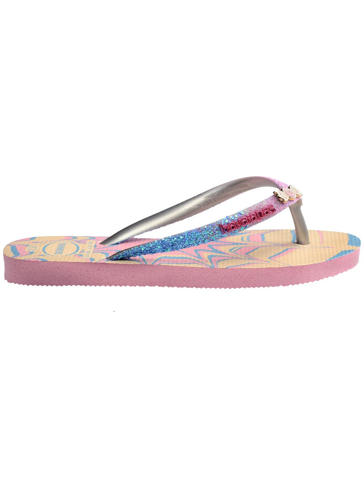 HAVAIANAS Infradito Bambine e ragazze Hav. Kids slim glitter trendy 4146976.9321 Rosa - Image 6