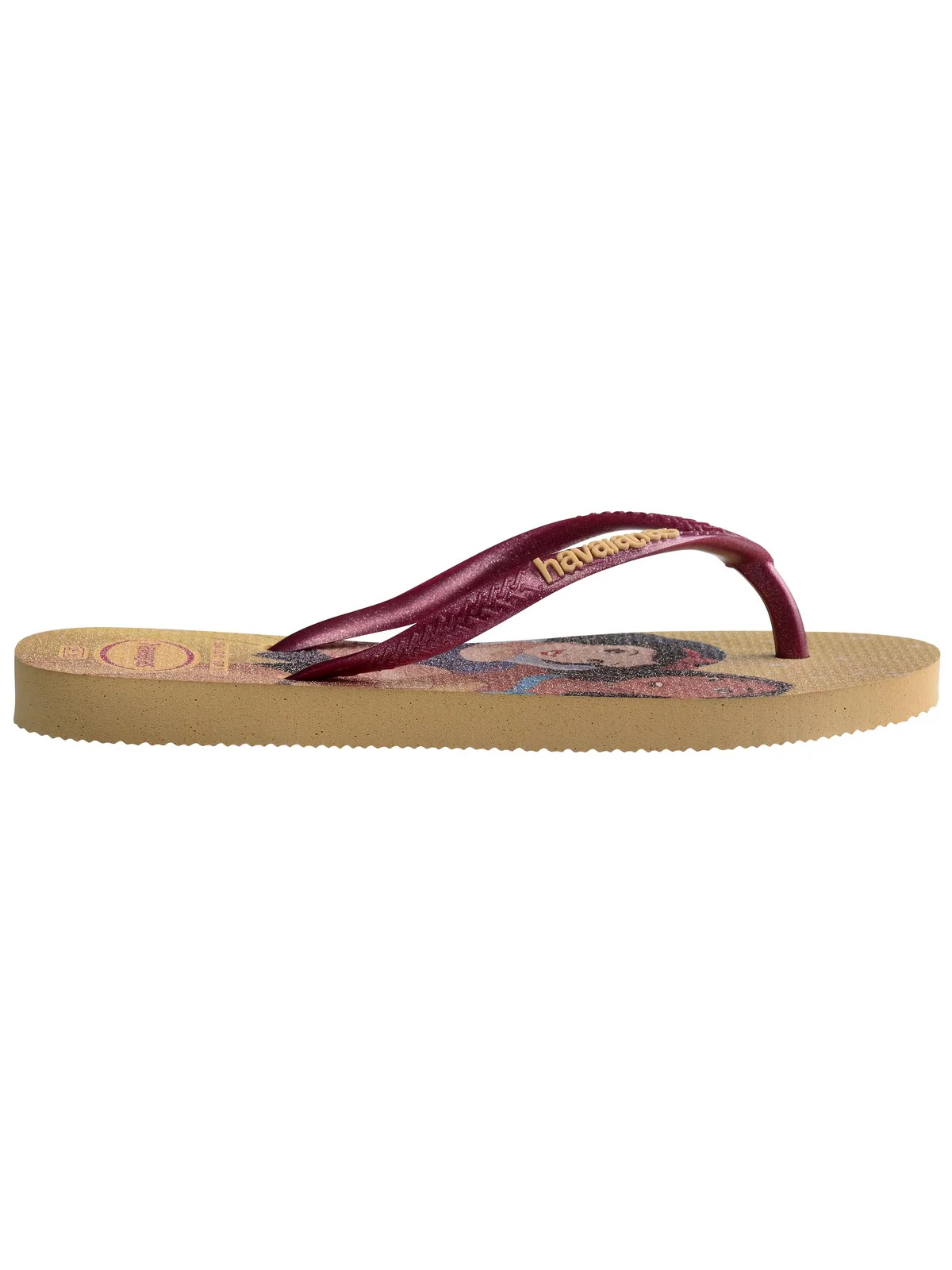 HAVAIANAS Infradito Bambine e ragazze Hav. Kids slim princess 4123328.0570 Oro - Image 3