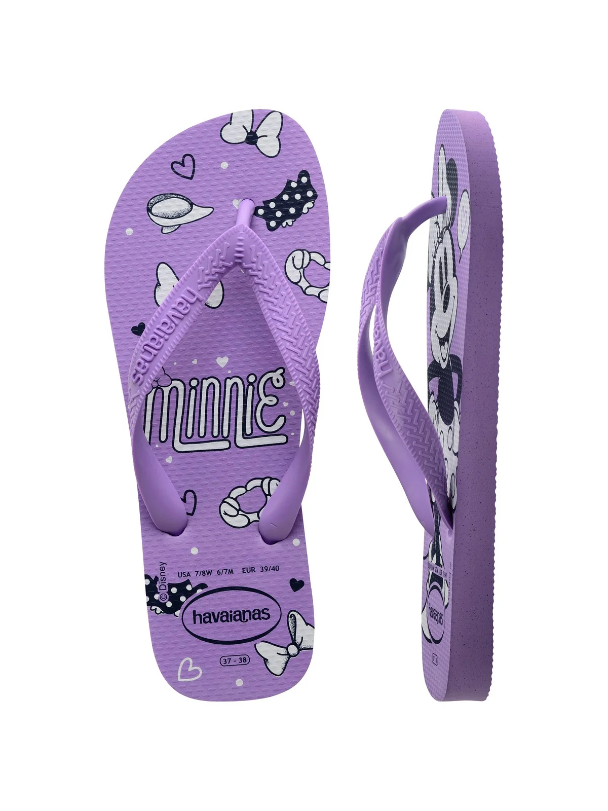 HAVAIANAS Infradito Bambine e ragazze Hav. top disney tranquility 4139412.1801 Viola - Image 4