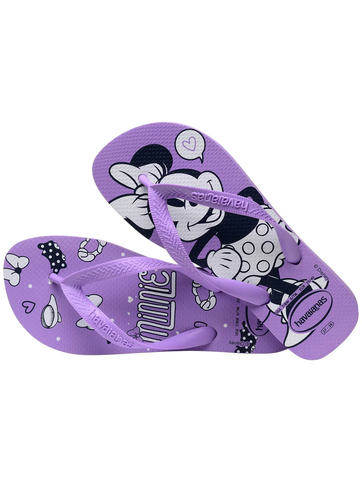 HAVAIANAS Infradito Bambine e ragazze Hav. top disney tranquility 4139412.1801 Viola - Image 5