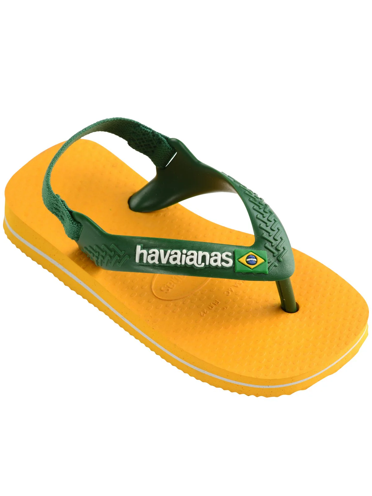 HAVAIANAS Infradito Bambini e ragazzi Hav. Baby brasil logo II 4140577.2151 POP YELLOW/AMAZON - Image 3