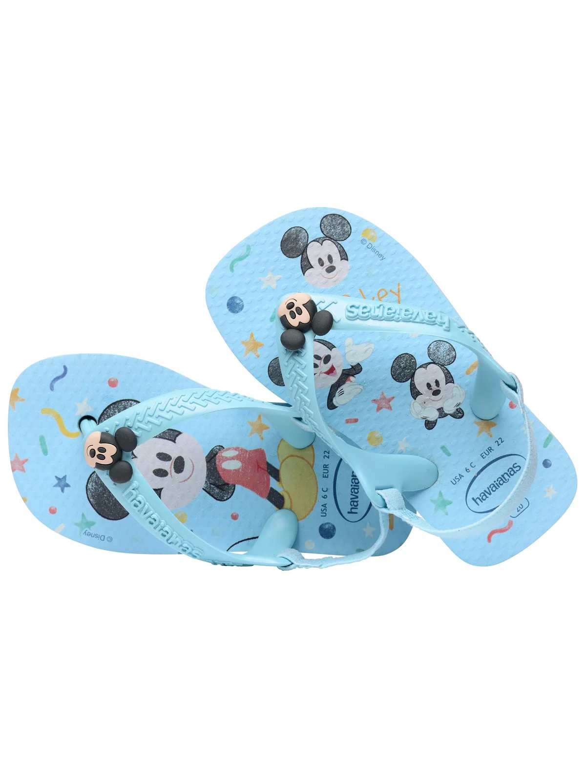 HAVAIANAS Infradito Bambini e ragazzi Hav. Baby disney classic II 4137007.2404 Blu - Image 5