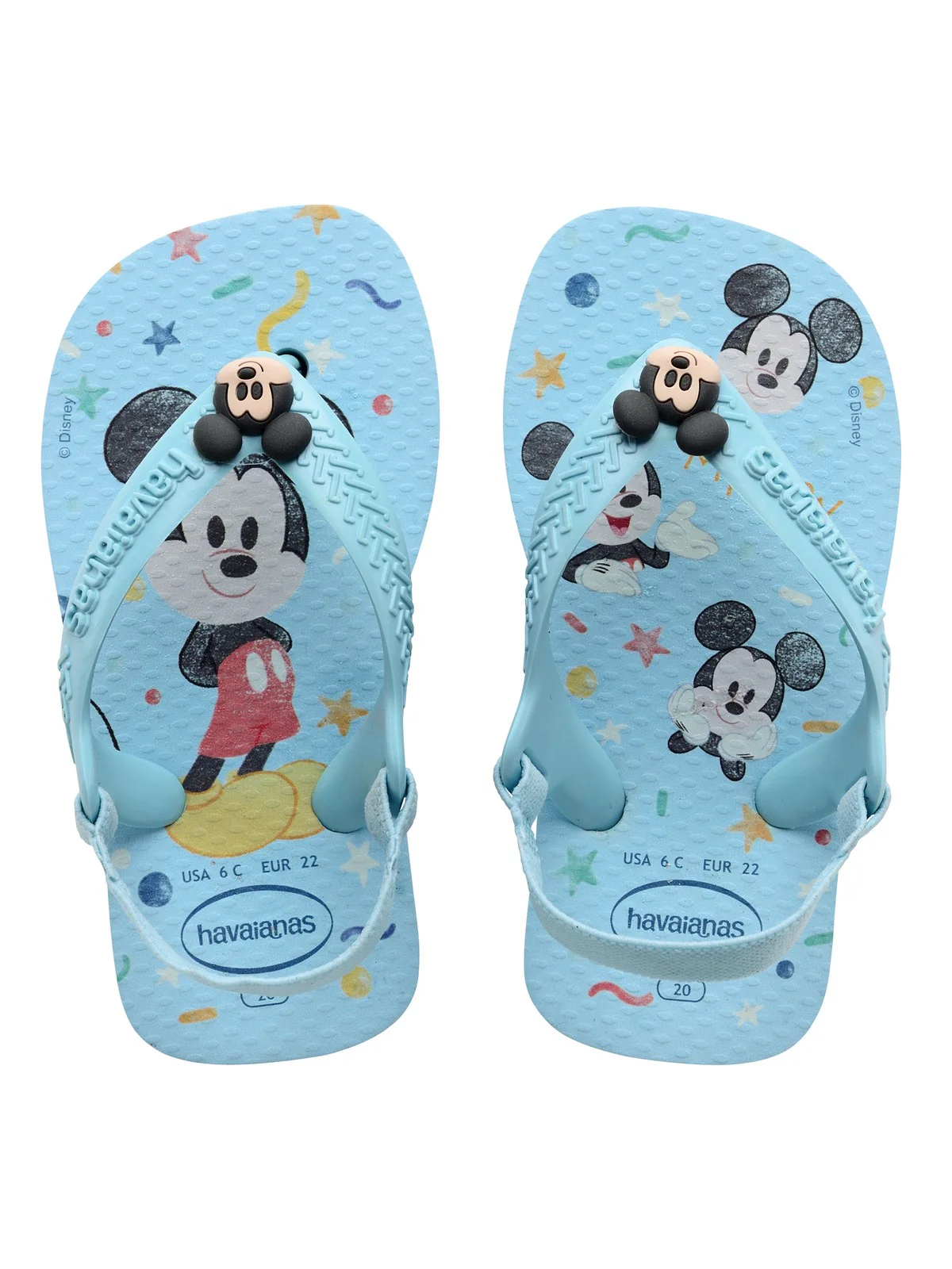 HAVAIANAS Infradito Bambini e ragazzi Hav. Baby disney classic II 4137007.2404 Blu - Image 6