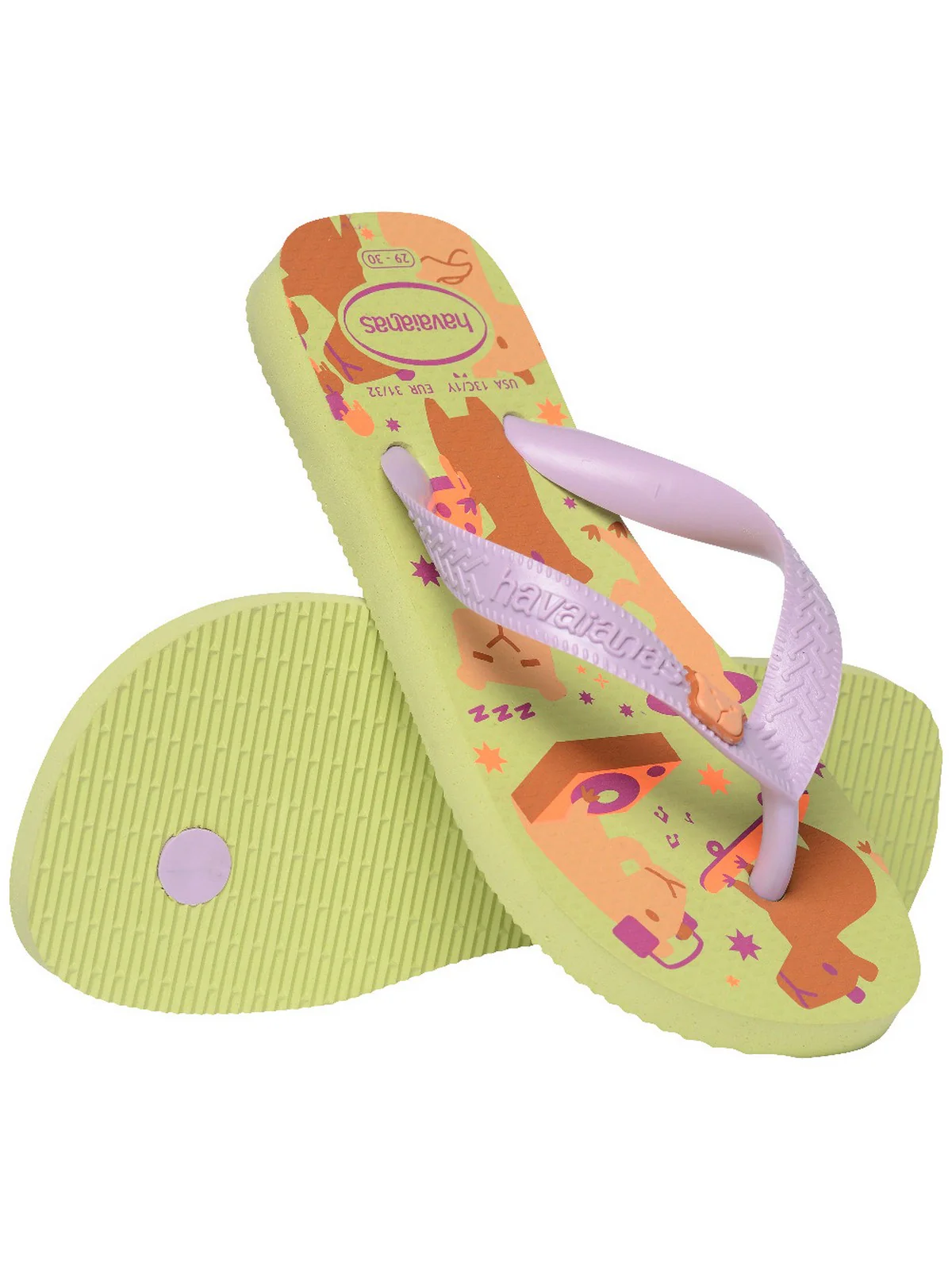 HAVAIANAS Infradito Bambini e ragazzi Hav. Kids Fantasy 4103405.9307 Verde - Image 3