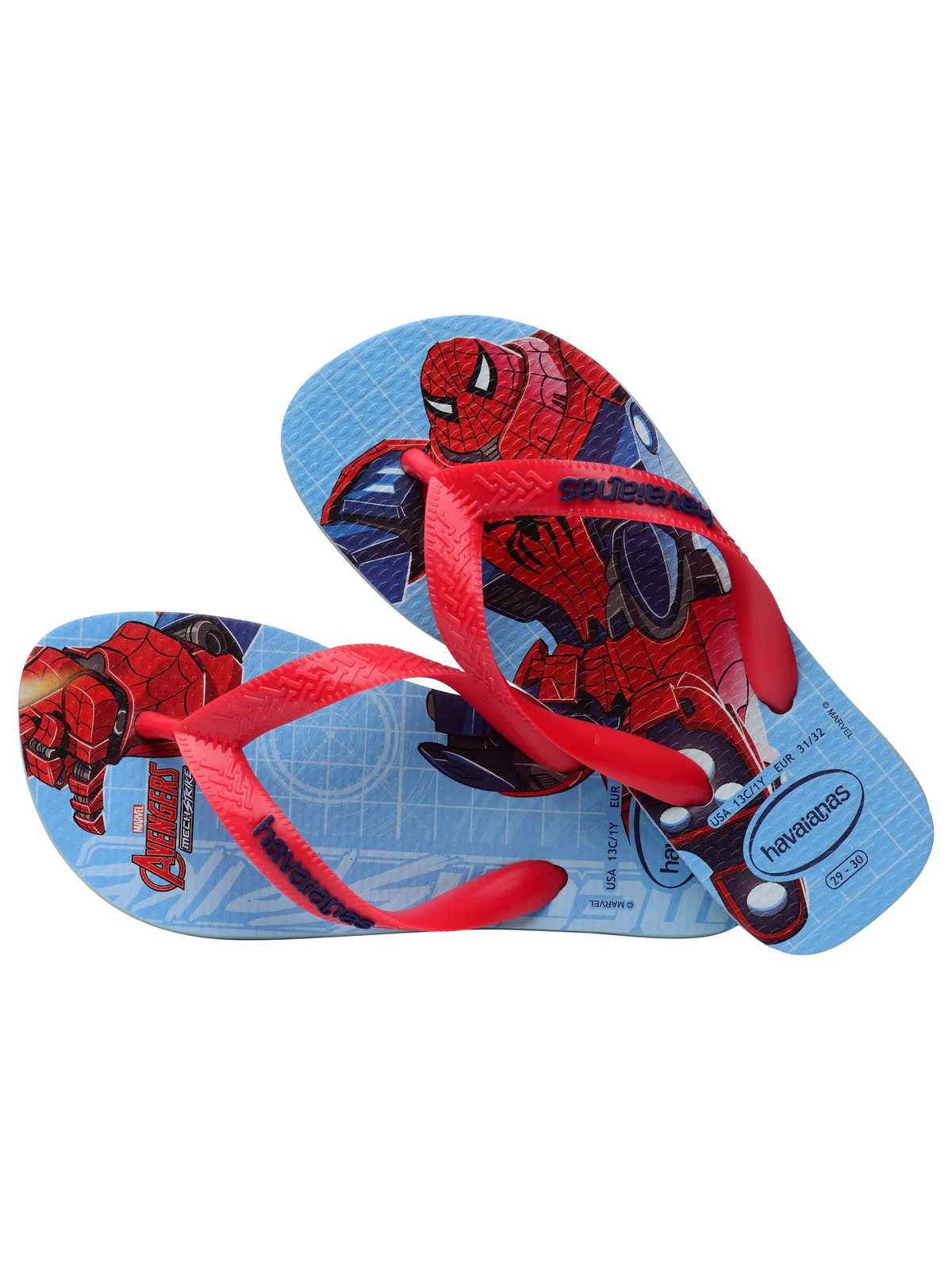 HAVAIANAS Infradito Bambini e ragazzi Hav. Kids Marvel II 4148300.2404 Blu - Image 4