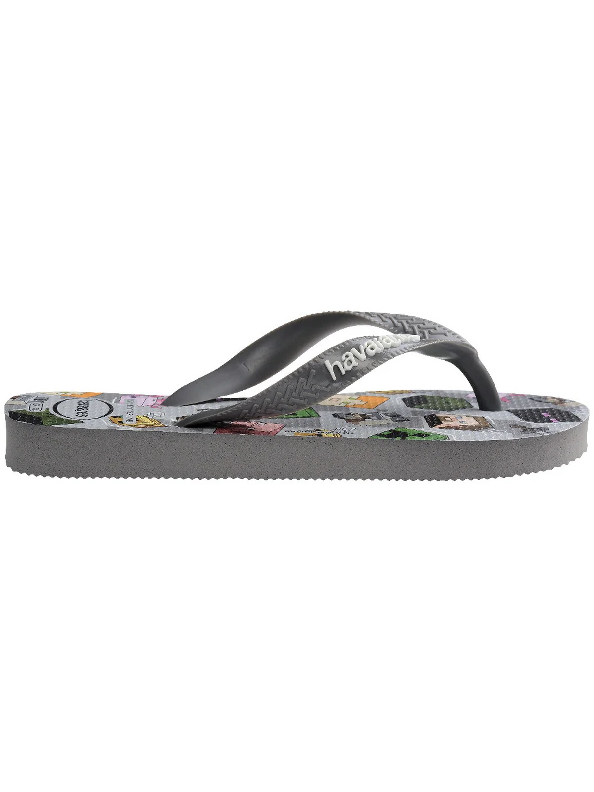 HAVAIANAS Infradito Bambini e ragazzi Hav. Kids minecraft 4145125.5178 Grigio - Image 3