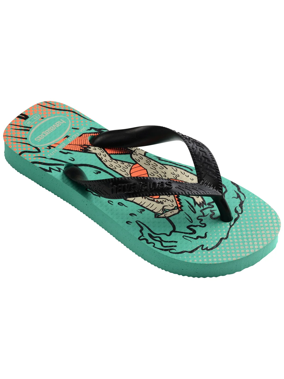 HAVAIANAS Infradito Bambini e ragazzi Hav. Kids top fun virtual 4148974.7444 Verde - Image 3