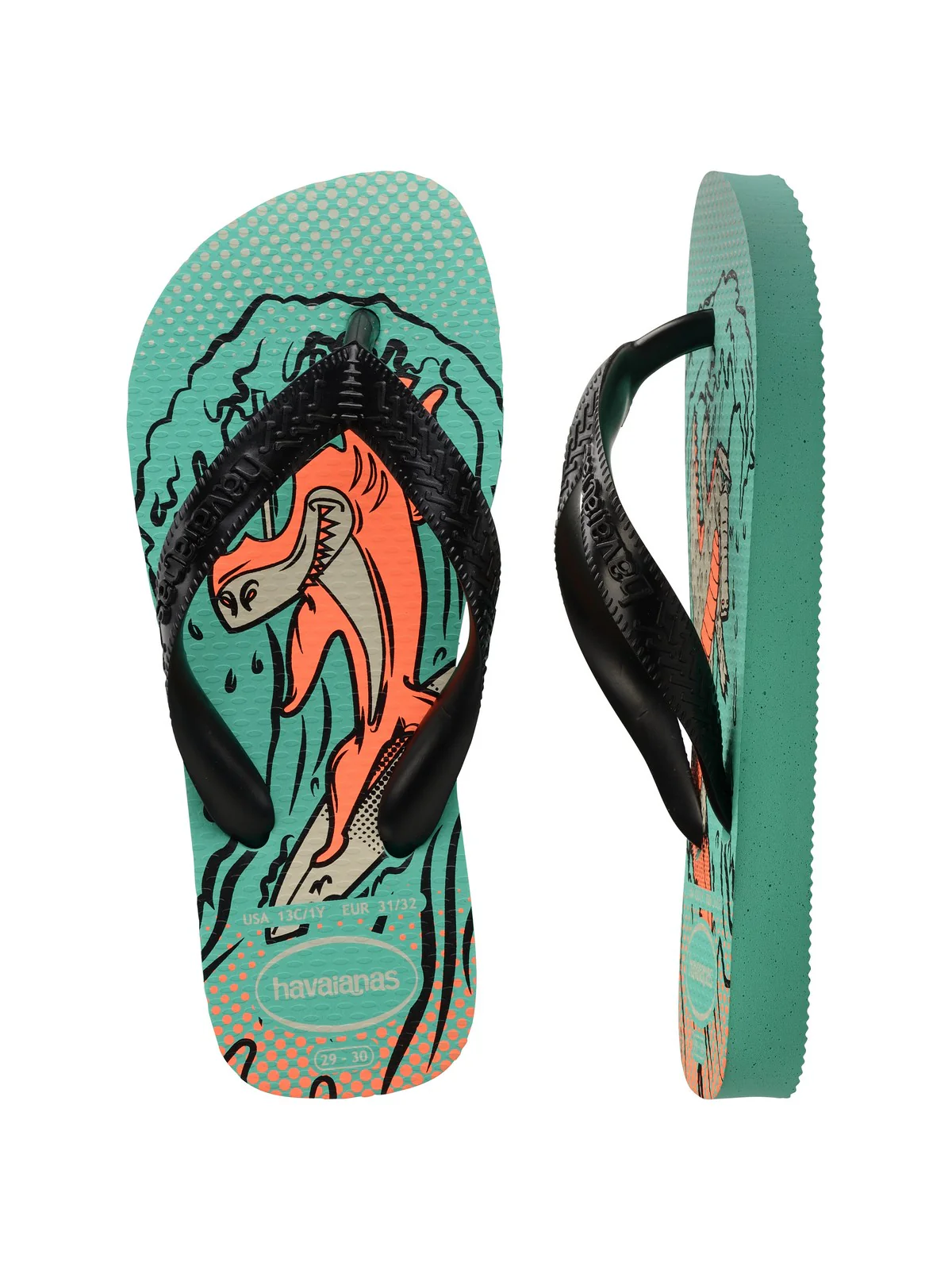 HAVAIANAS Infradito Bambini e ragazzi Hav. Kids top fun virtual 4148974.7444 Verde - Image 4