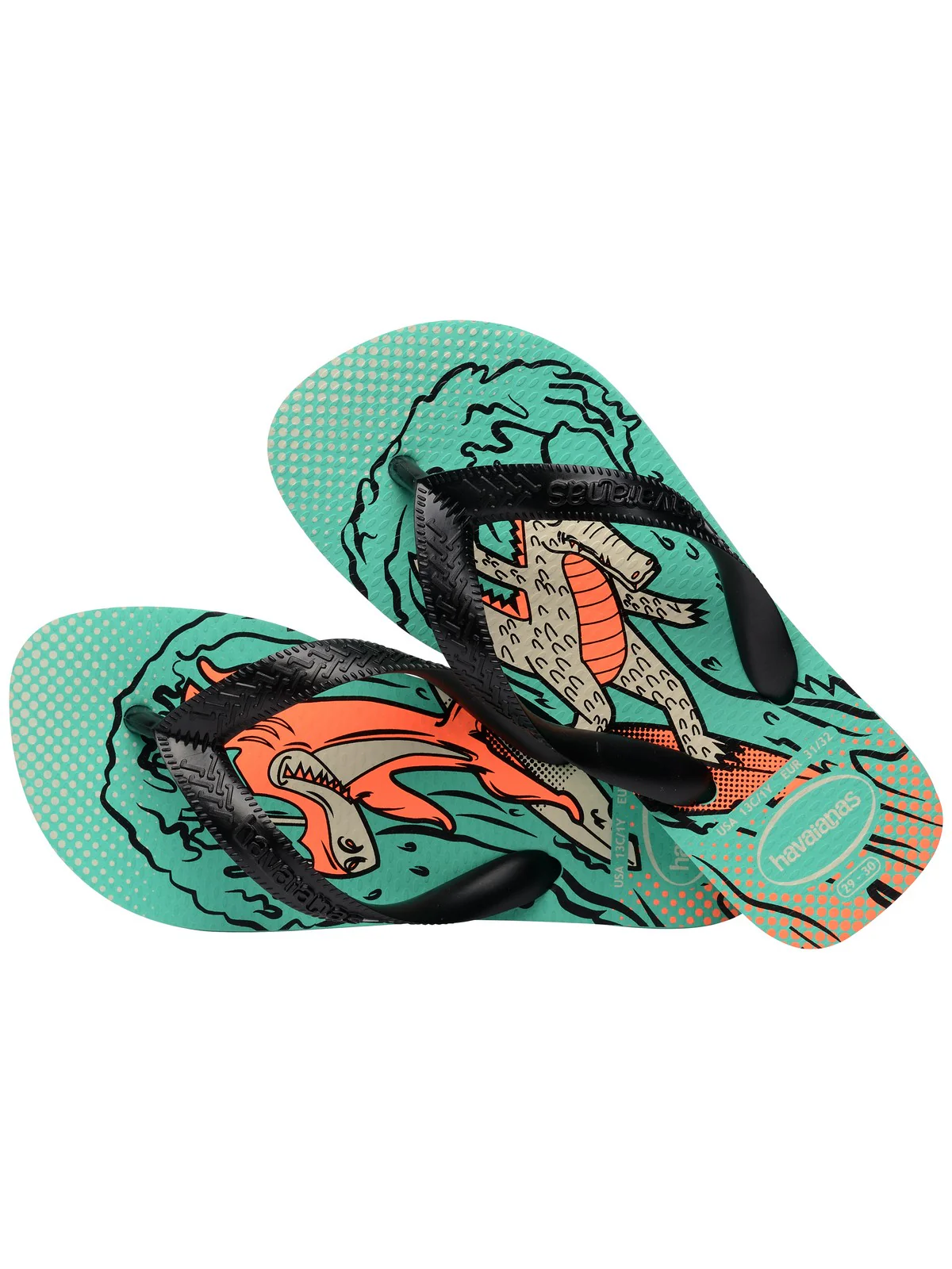 HAVAIANAS Infradito Bambini e ragazzi Hav. Kids top fun virtual 4148974.7444 Verde - Image 5