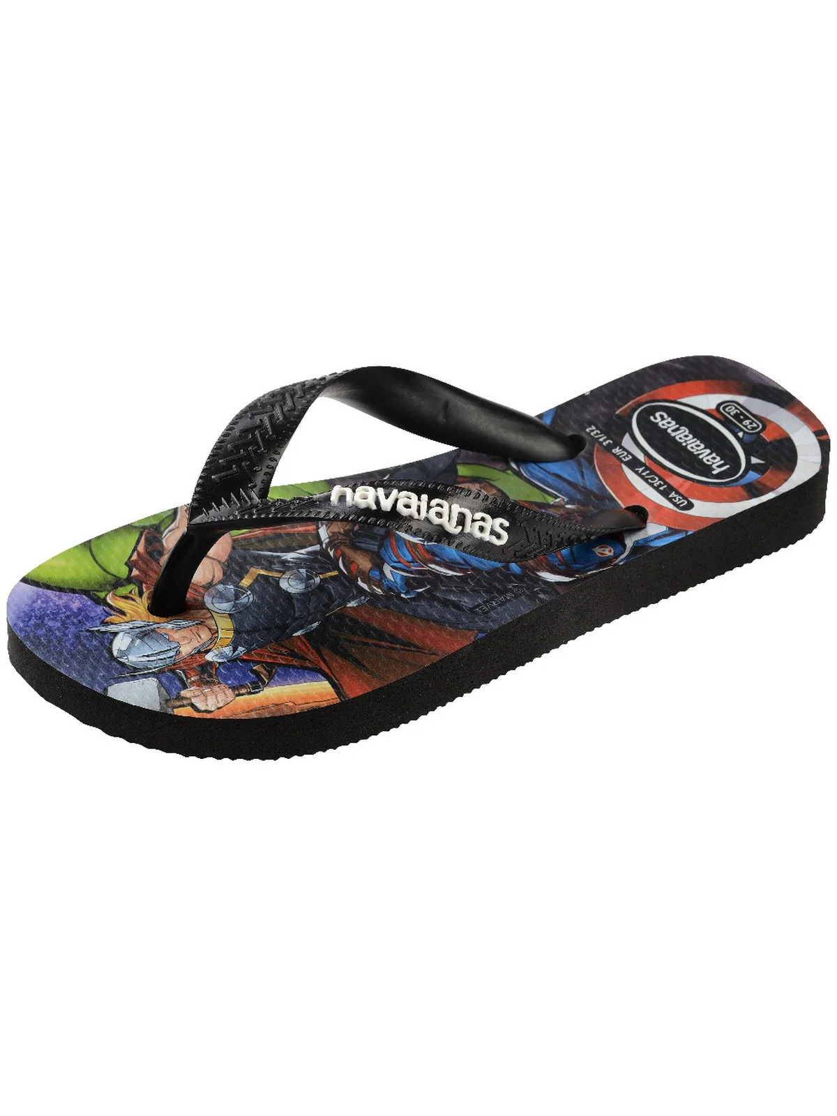 HAVAIANAS Infradito Bambini e ragazzi Hav. Kids top marvel 4148300.0090 Nero - Image 6