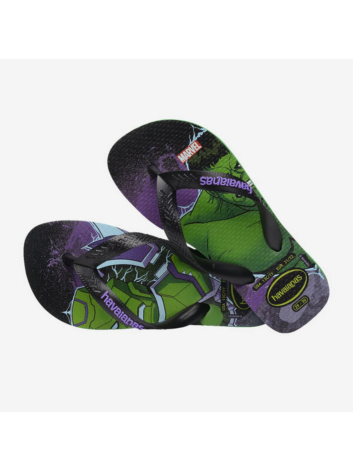 HAVAIANAS Infradito Bambini e ragazzi Hav. Kids Top Marvel Ii 4148300.2703 Verde - Image 2