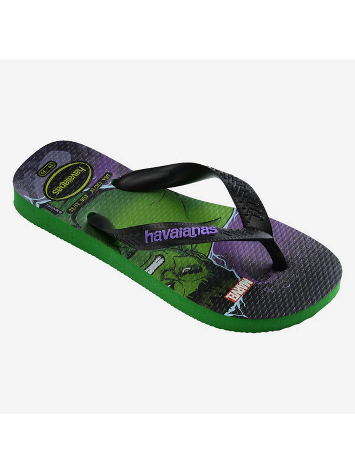 HAVAIANAS Infradito Bambini e ragazzi Hav. Kids Top Marvel Ii 4148300.2703 Verde - Image 4