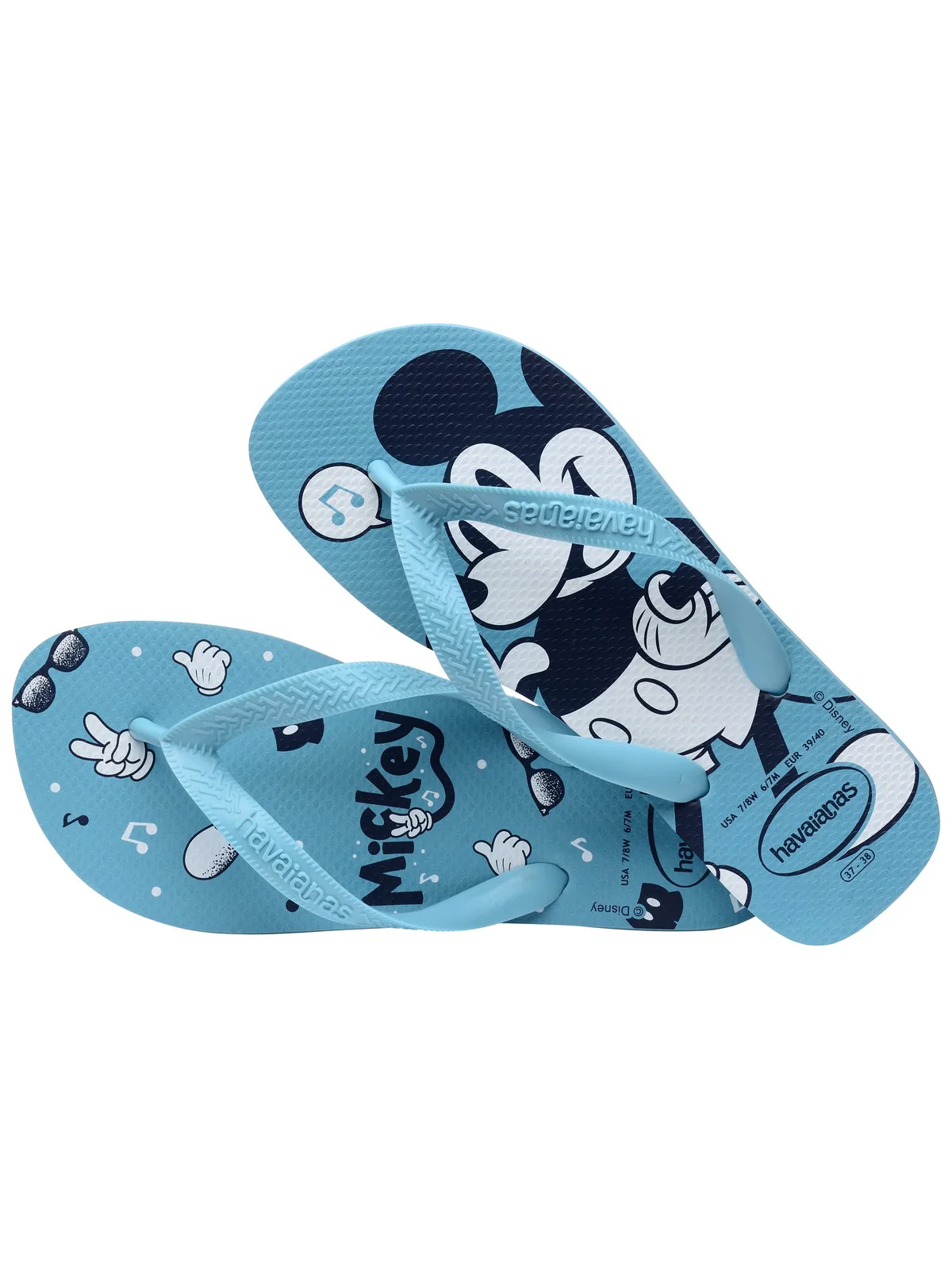 HAVAIANAS Infradito Bambini e ragazzi Hav. top disney tranquility 4139412.1808 Blu - Image 4