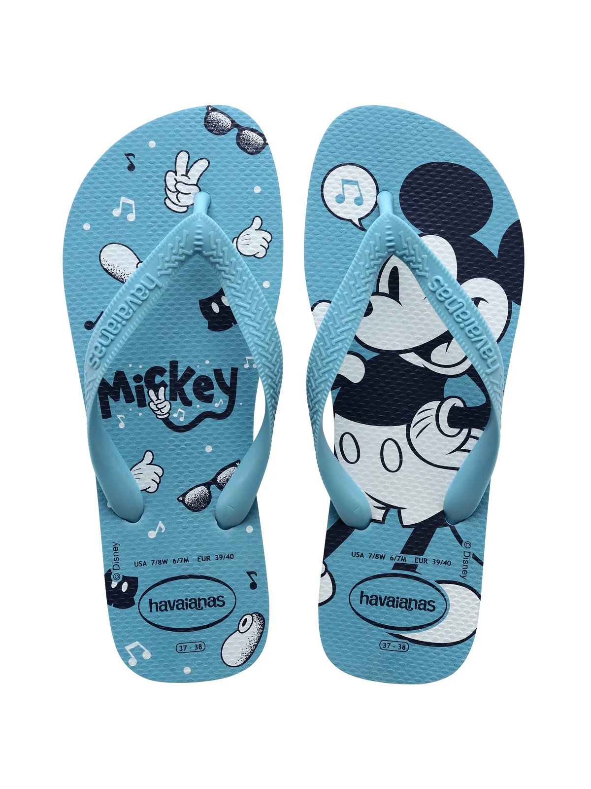HAVAIANAS Infradito Bambini e ragazzi Hav. top disney tranquility 4139412.1808 Blu - Image 5