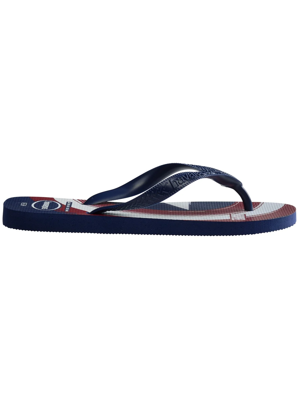 HAVAIANAS Infradito Bambini e ragazzi Hav. Top Marvel Logomania 4146953.4368 Blu - Image 3