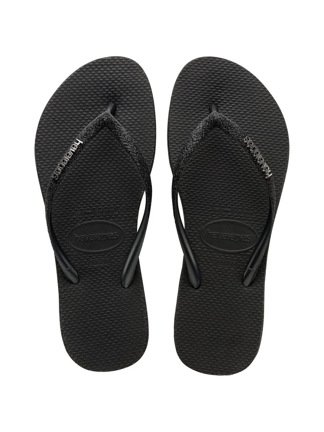 HAVAIANAS Infradito Donna SLIM SPARKLE ME FC 4146093.0090 Nero - Image 7
