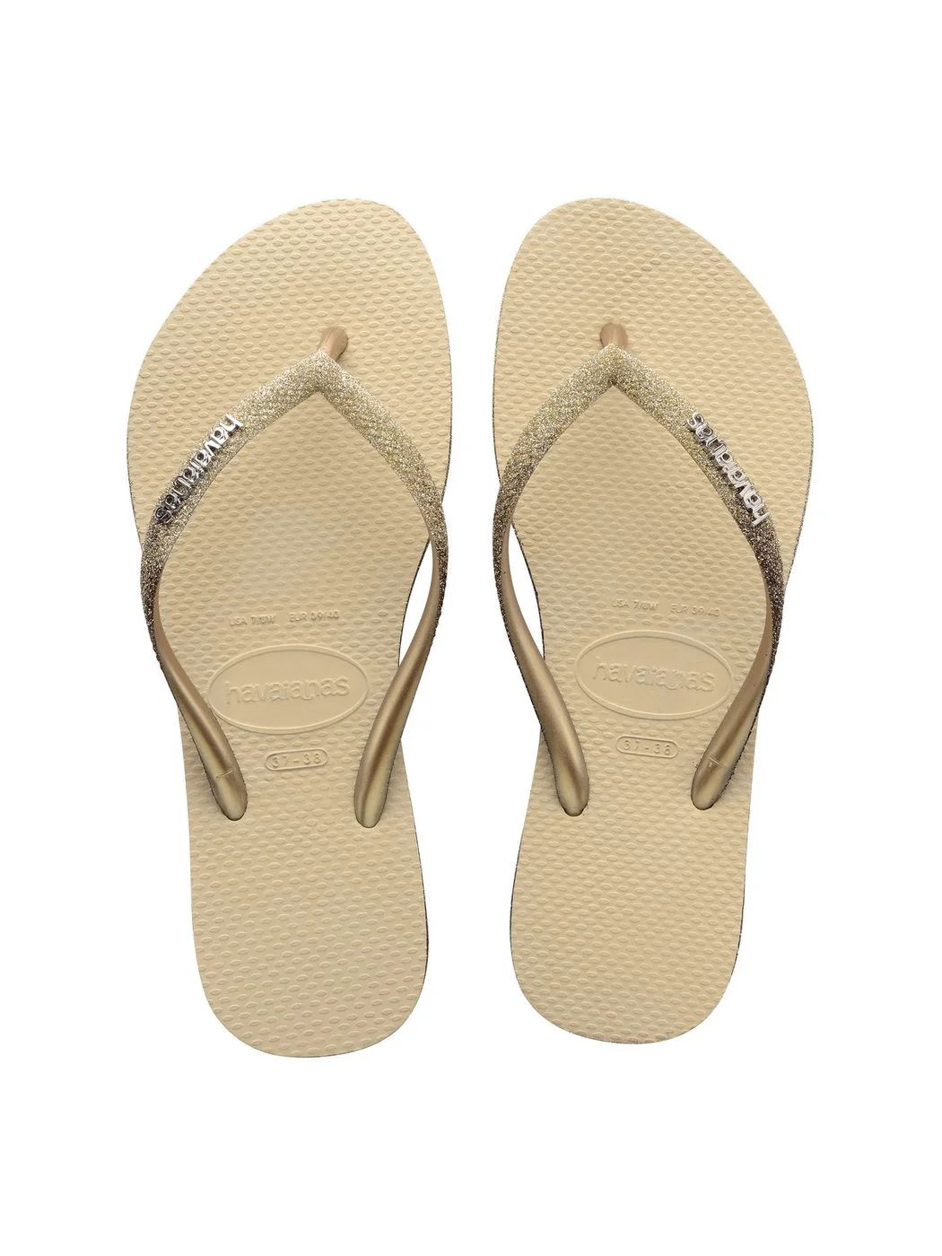 HAVAIANAS Infradito Donna SLIM SPARKLE ME FC 4146093.0154 Beige - Image 8