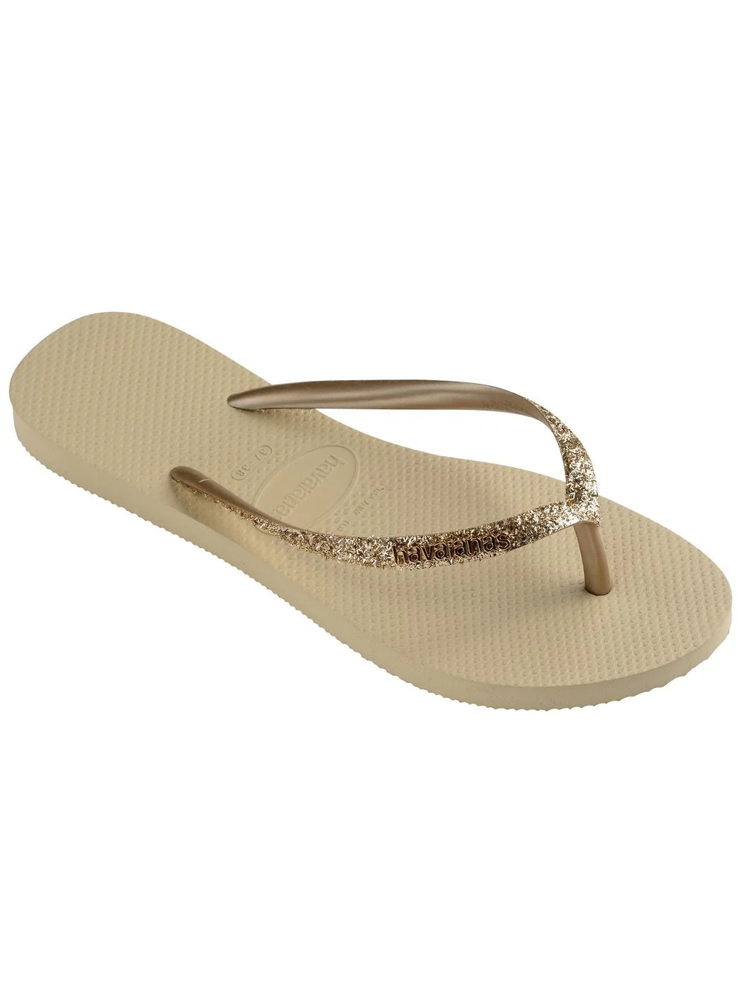 HAVAIANAS Infradito Donna Hav. Slim Glitter II 4146975.0154 Beige - Image 2