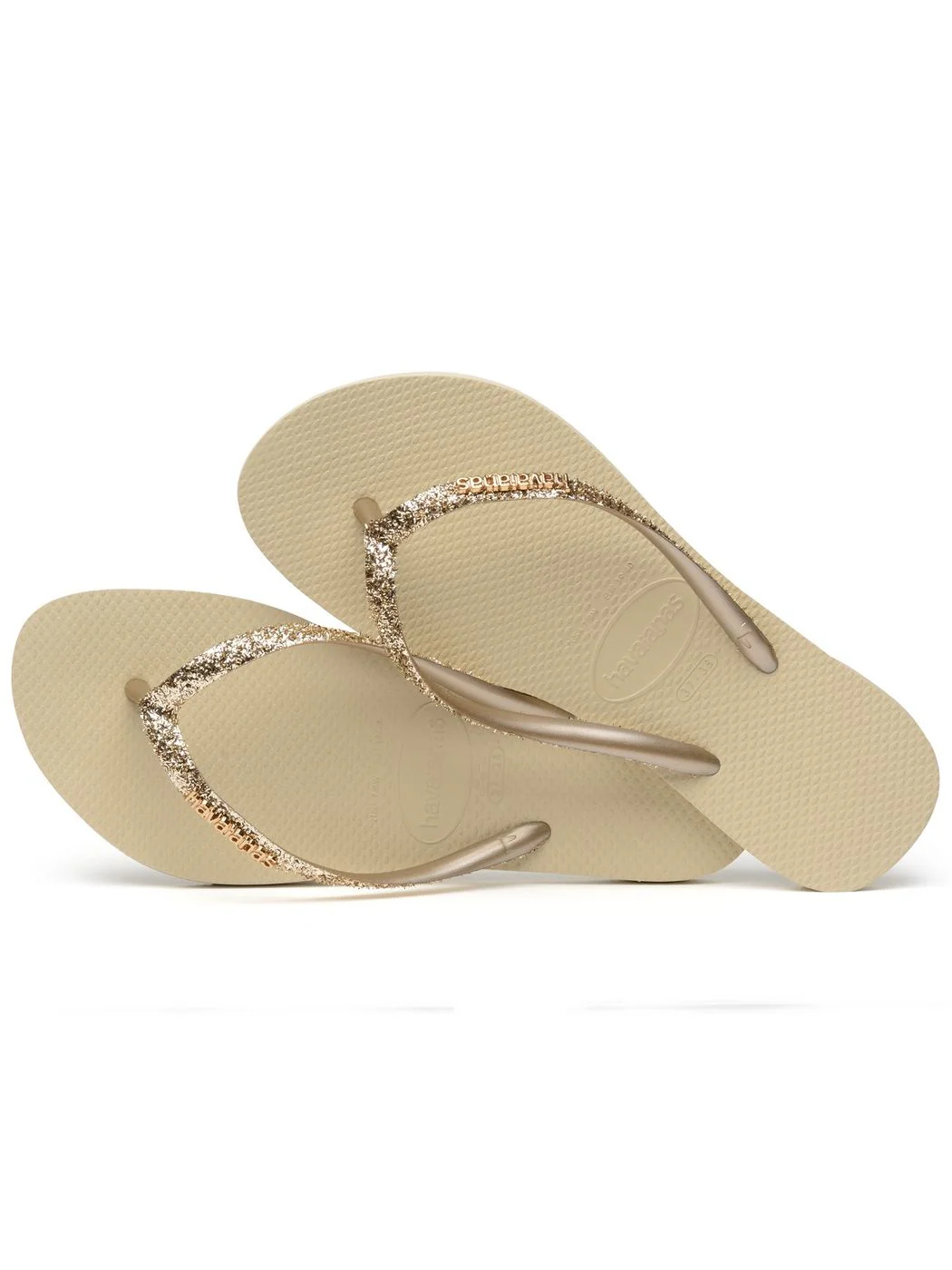 HAVAIANAS Infradito Donna Hav. Slim Glitter II 4146975.0154 Beige - Image 4