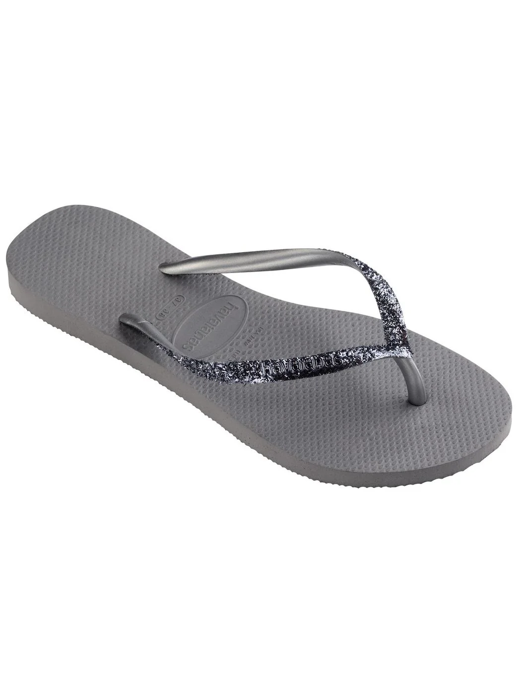 HAVAIANAS Infradito Donna Hav. Slim Glitter II 4146975.5178 Grigio - Image 2