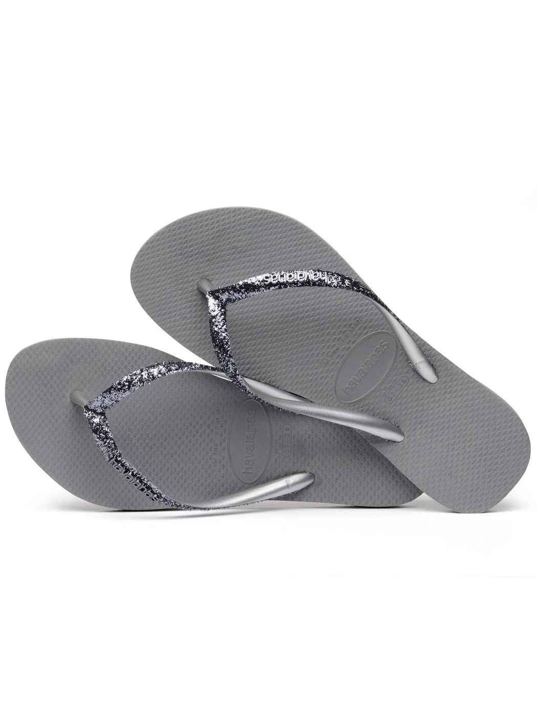 HAVAIANAS Infradito Donna Hav. Slim Glitter II 4146975.5178 Grigio - Image 4