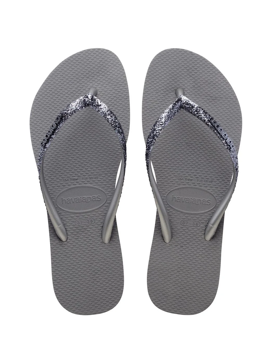 HAVAIANAS Infradito Donna Hav. Slim Glitter II 4146975.5178 Grigio - Image 6