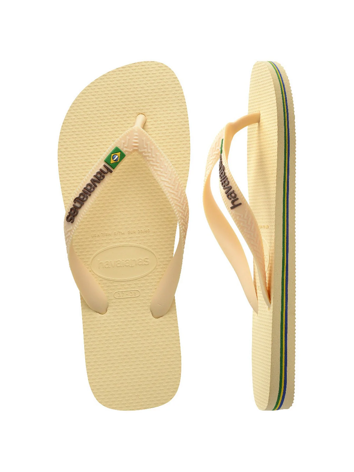HAVAIANAS Infradito Donna Hav. Basil logo 4110850.9256 Beige - Image 2