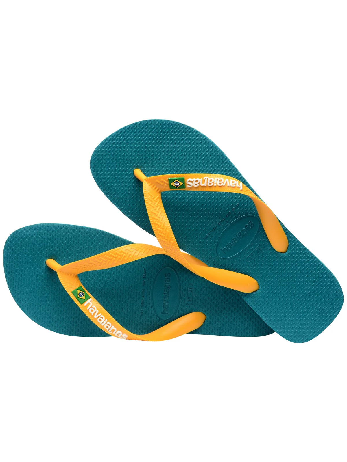 HAVAIANAS Infradito Donna Hav. Brasil logo 4110850.1832 Verde - Image 5