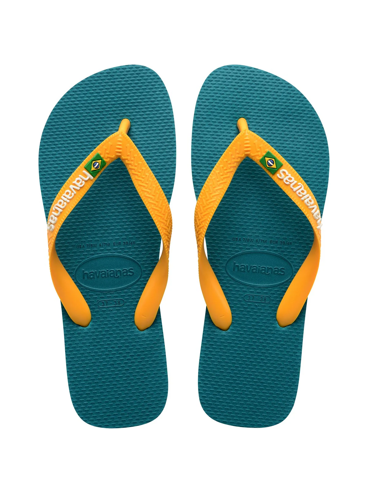 HAVAIANAS Infradito Donna Hav. Brasil logo 4110850.1832 Verde - Image 7