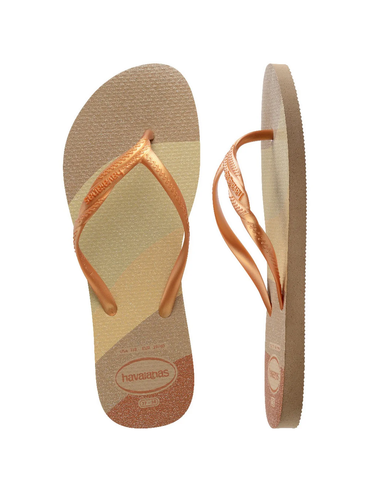 HAVAIANAS Infradito Donna Hav. Fantasy gloss 4145643.0121 BEIGE - Image 5