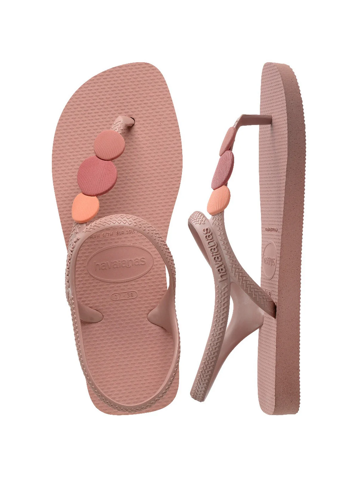 HAVAIANAS Infradito Donna Hav. Flash Urban Plus 4144382.1437 ROSE CROCUS/ROSE RETRO/PINK - Image 4