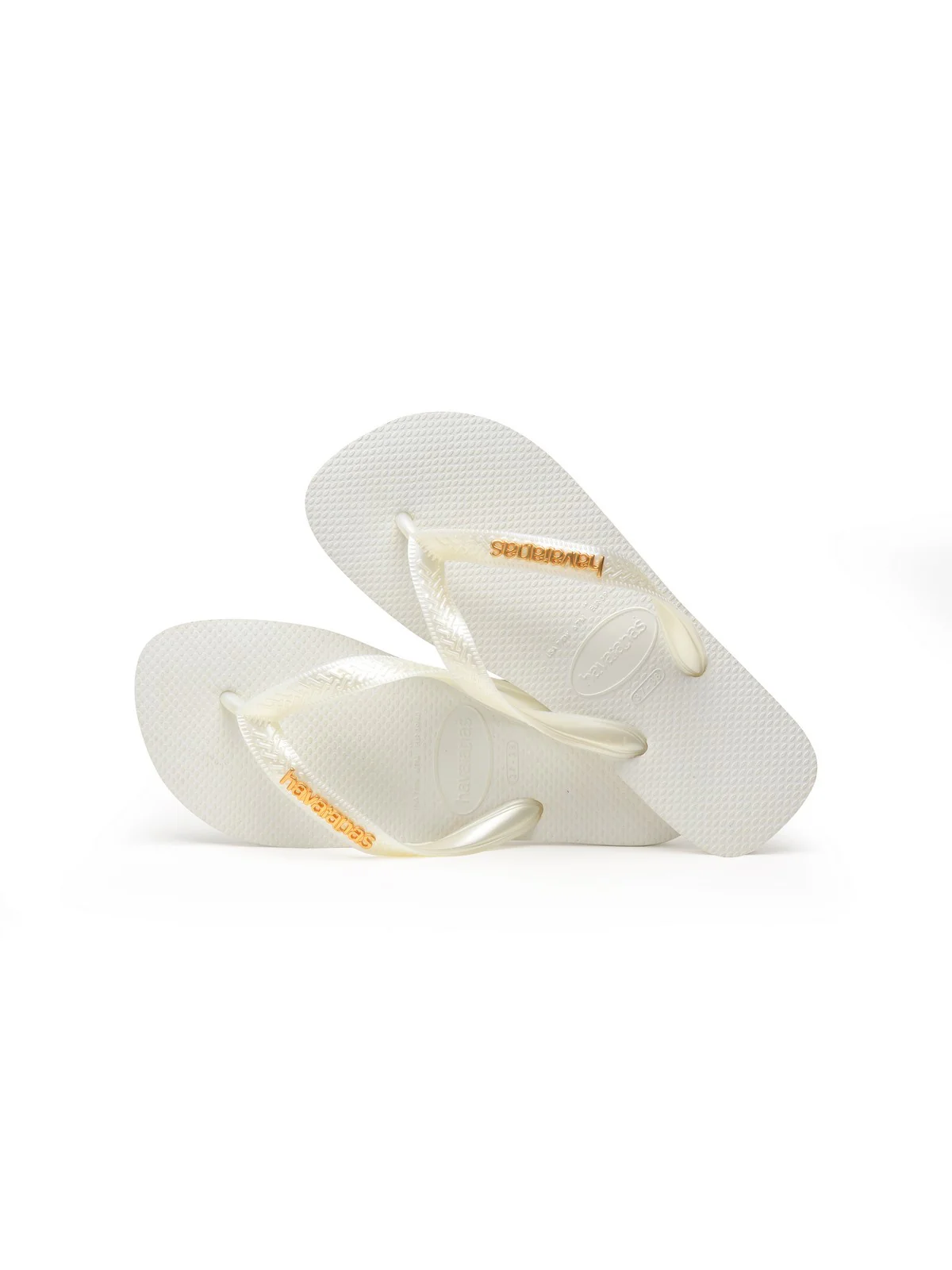 HAVAIANAS Infradito Donna Hav. Logo metallic 4127244.0001 Bianco - Image 2