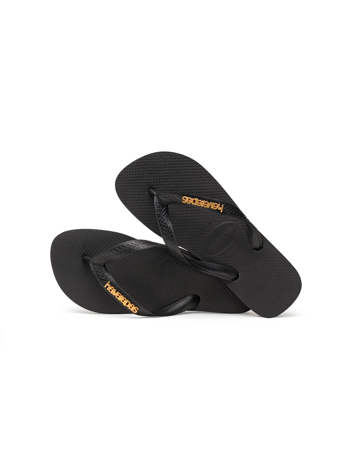 HAVAIANAS Infradito Donna Hav. Logo metallic 4127244.1069 Nero - Image 2