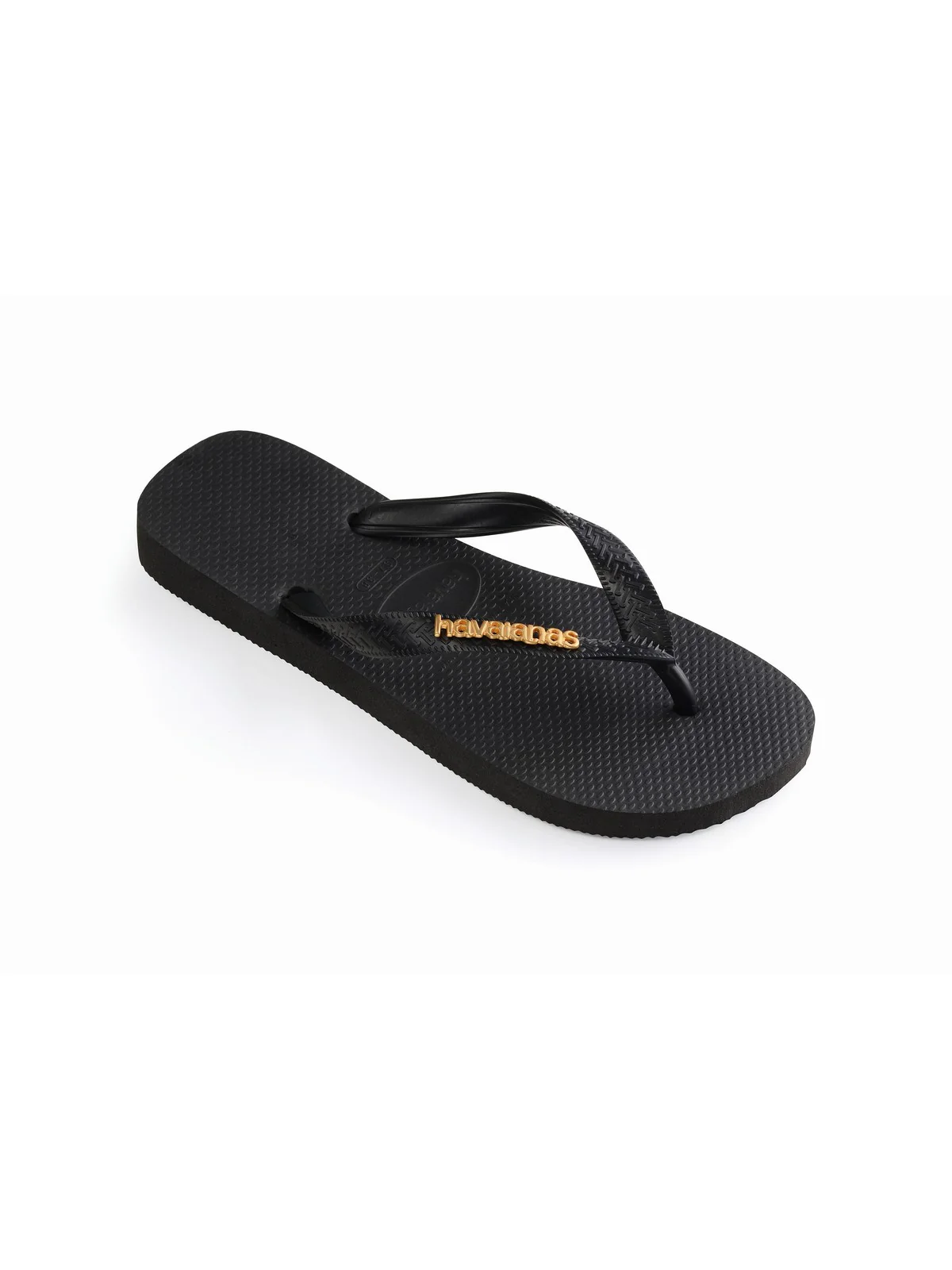 HAVAIANAS Infradito Donna Hav. Logo metallic 4127244.1069 Nero - Image 4
