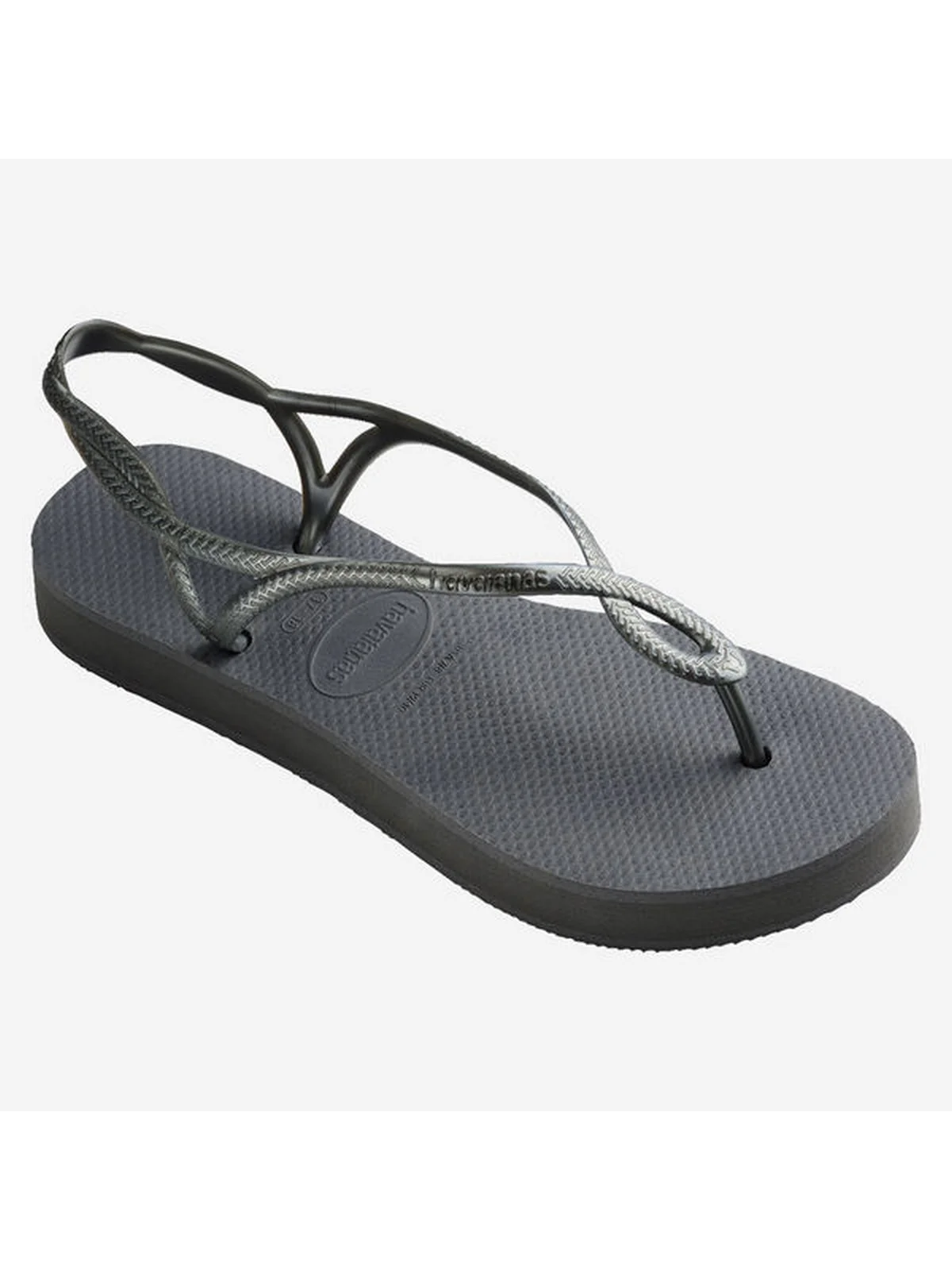 HAVAIANAS Infradito Donna Hav. Luna Flatform 4148600.5178 GREY STEEL - Image 3