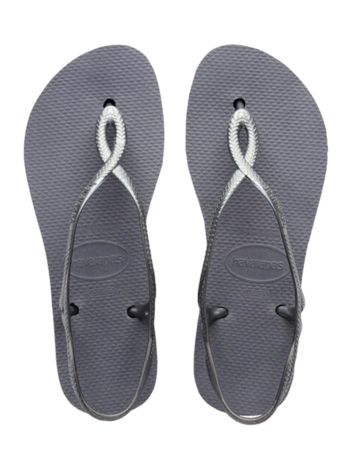 HAVAIANAS Infradito Donna Hav. Luna Flatform 4148600.5178 GREY STEEL - Image 6