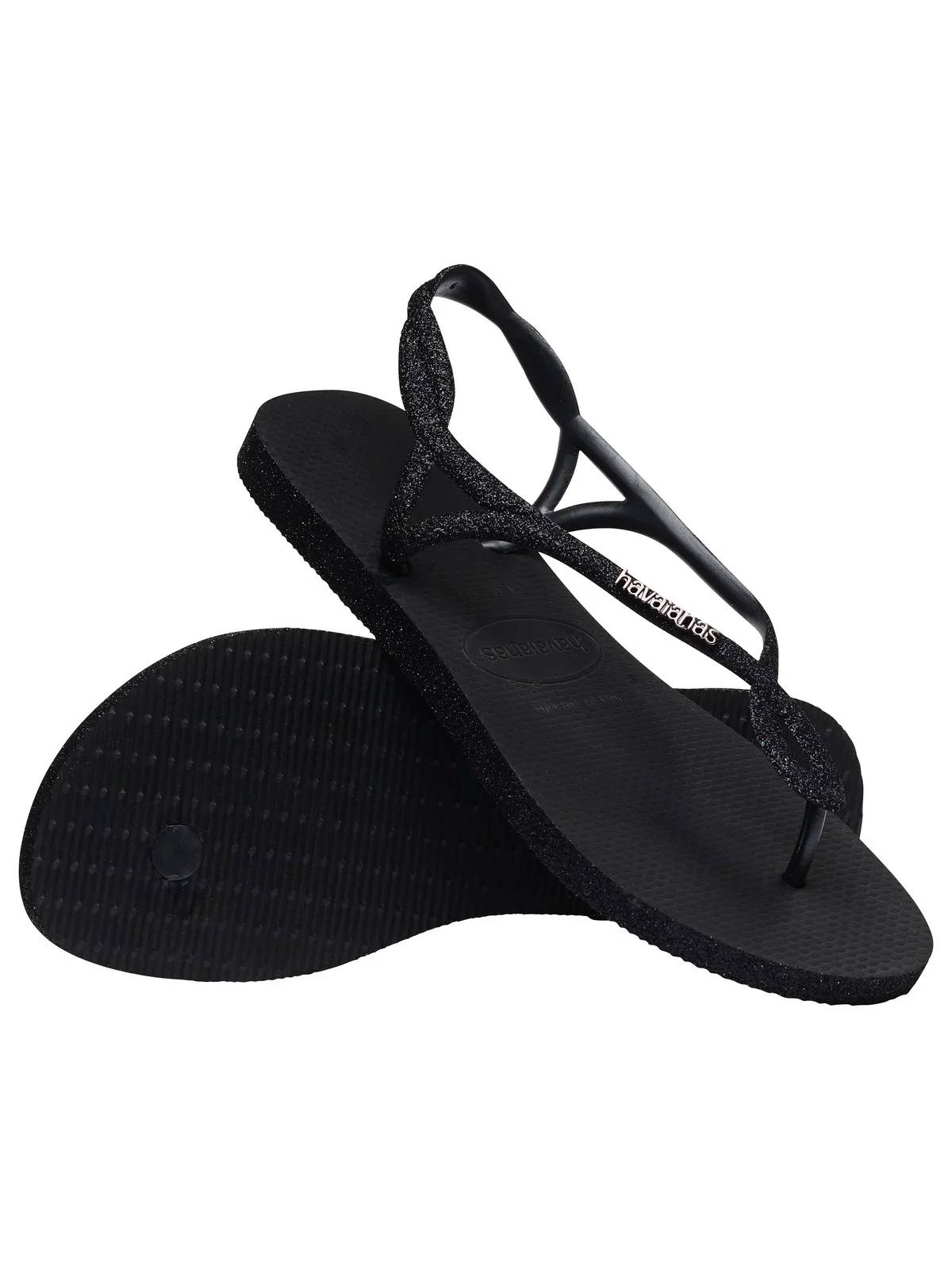 HAVAIANAS Infradito Donna Hav. Luna Sparkle 4148065.0090 Nero - Image 4