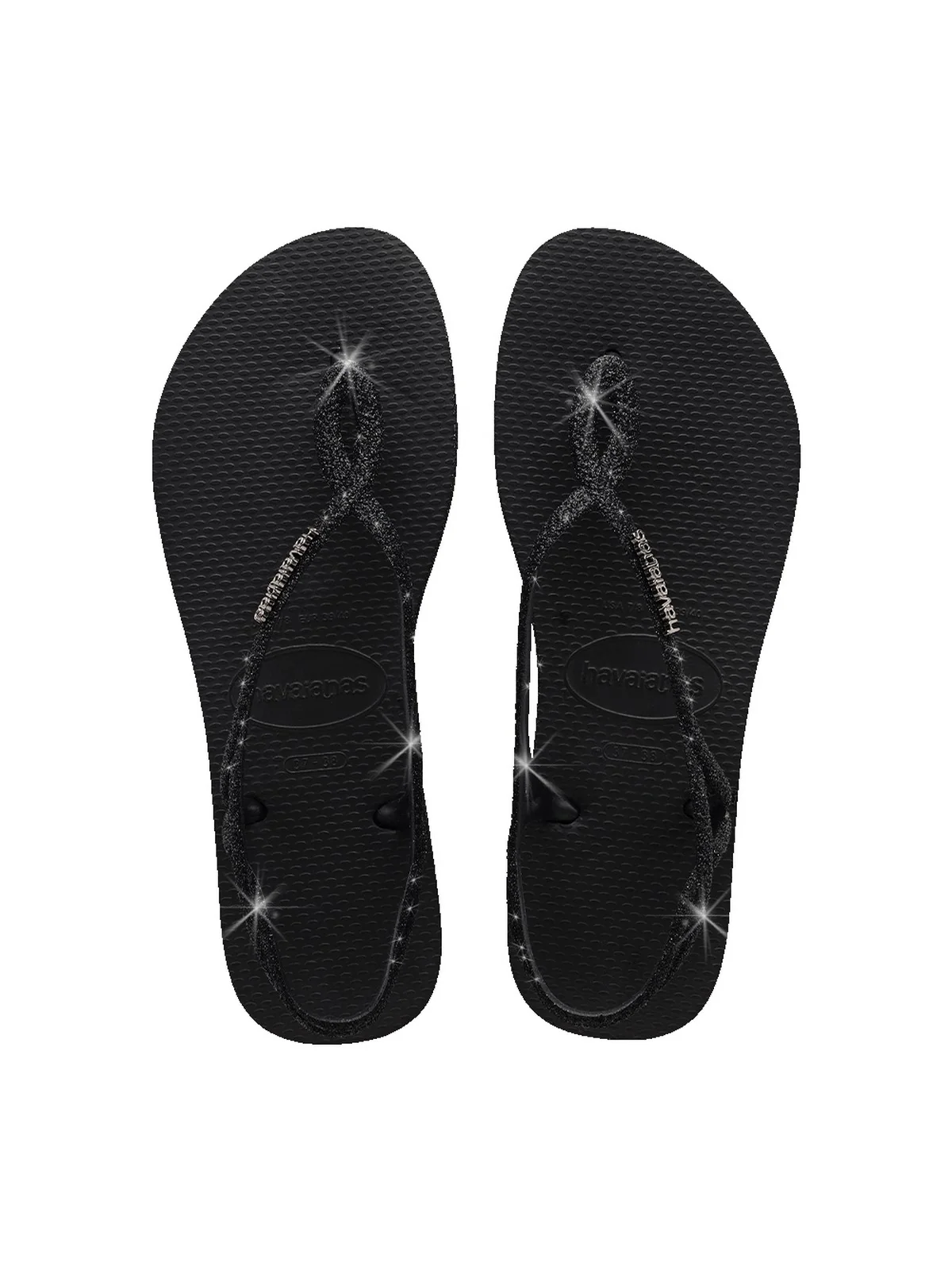 HAVAIANAS Infradito Donna Hav. Luna Sparkle 4148065.0090 Nero - Image 7