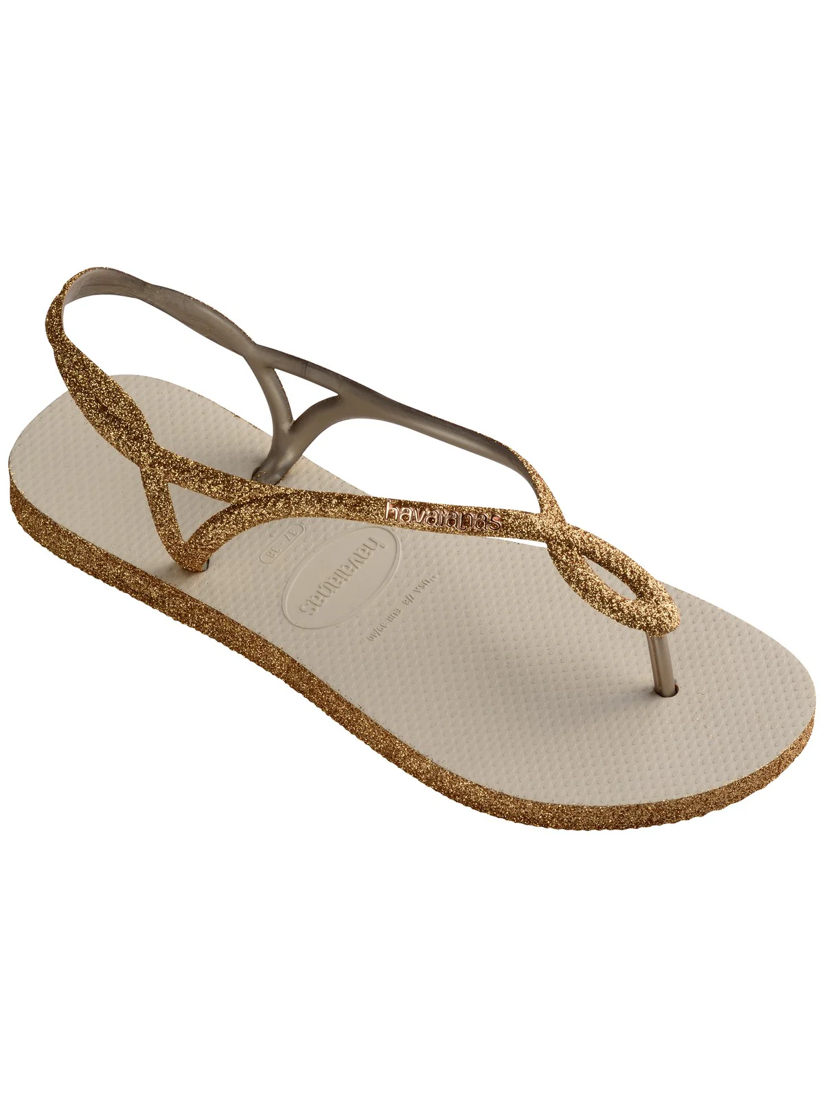 HAVAIANAS Infradito Donna Hav. Luna Sparkle 4148065.0121 Beige - Image 2