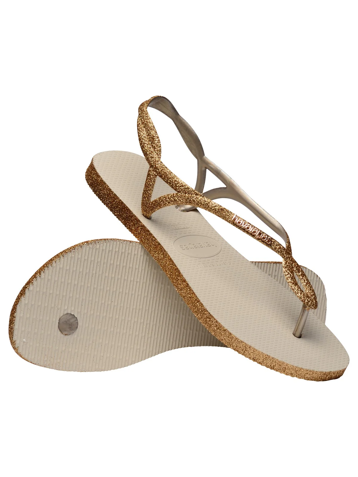 HAVAIANAS Infradito Donna Hav. Luna Sparkle 4148065.0121 Beige - Image 4