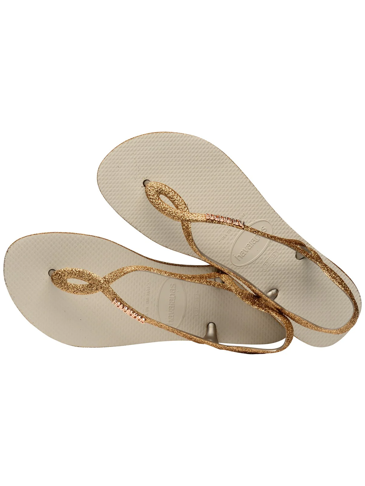 HAVAIANAS Infradito Donna Hav. Luna Sparkle 4148065.0121 Beige - Image 6