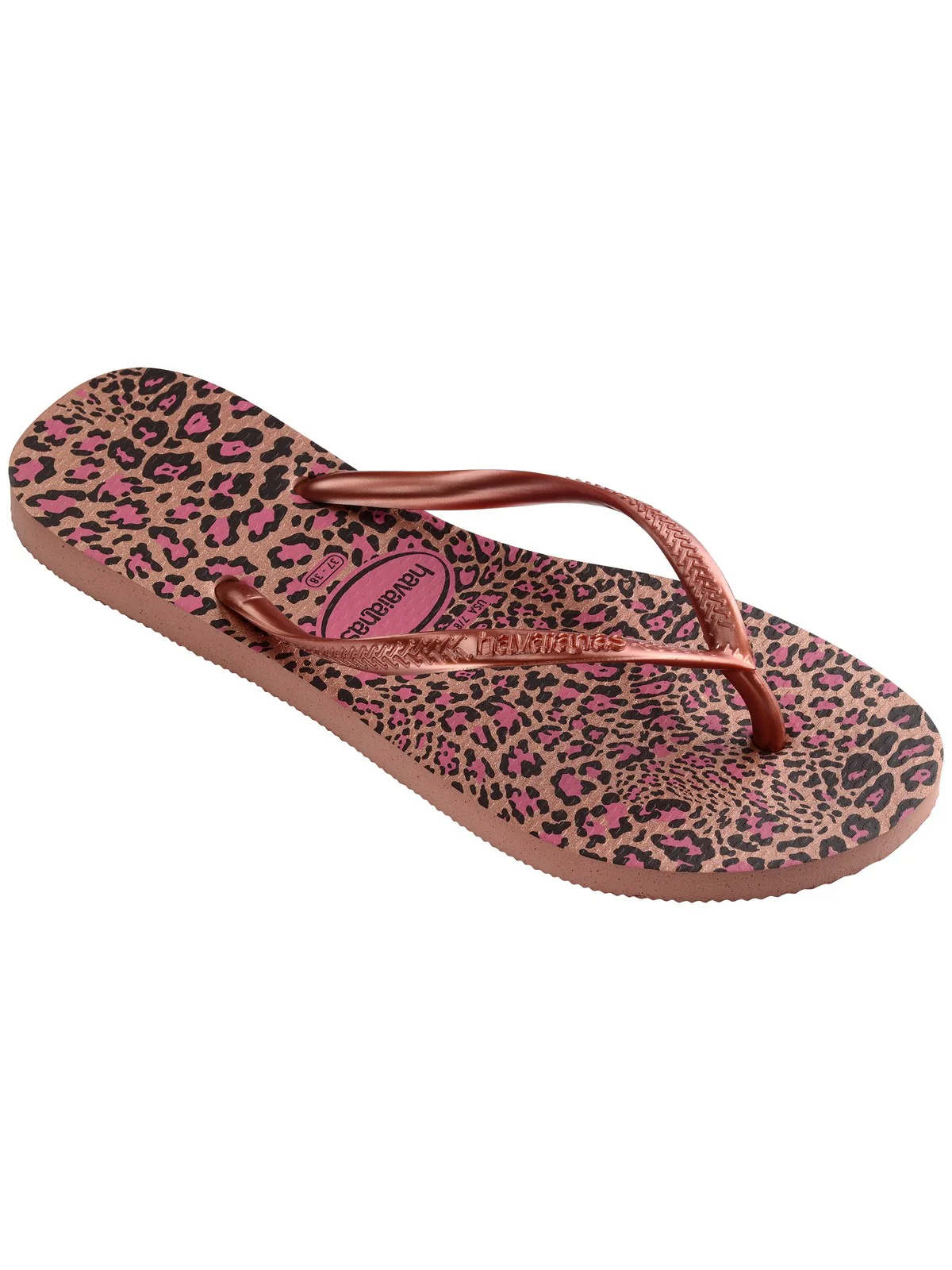 HAVAIANAS Infradito Donna Hav. Slim animals 4103352.6459 Rosa - Image 3