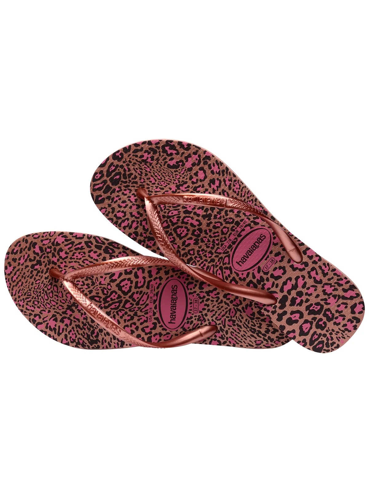HAVAIANAS Infradito Donna Hav. Slim animals 4103352.6459 Rosa - Image 4