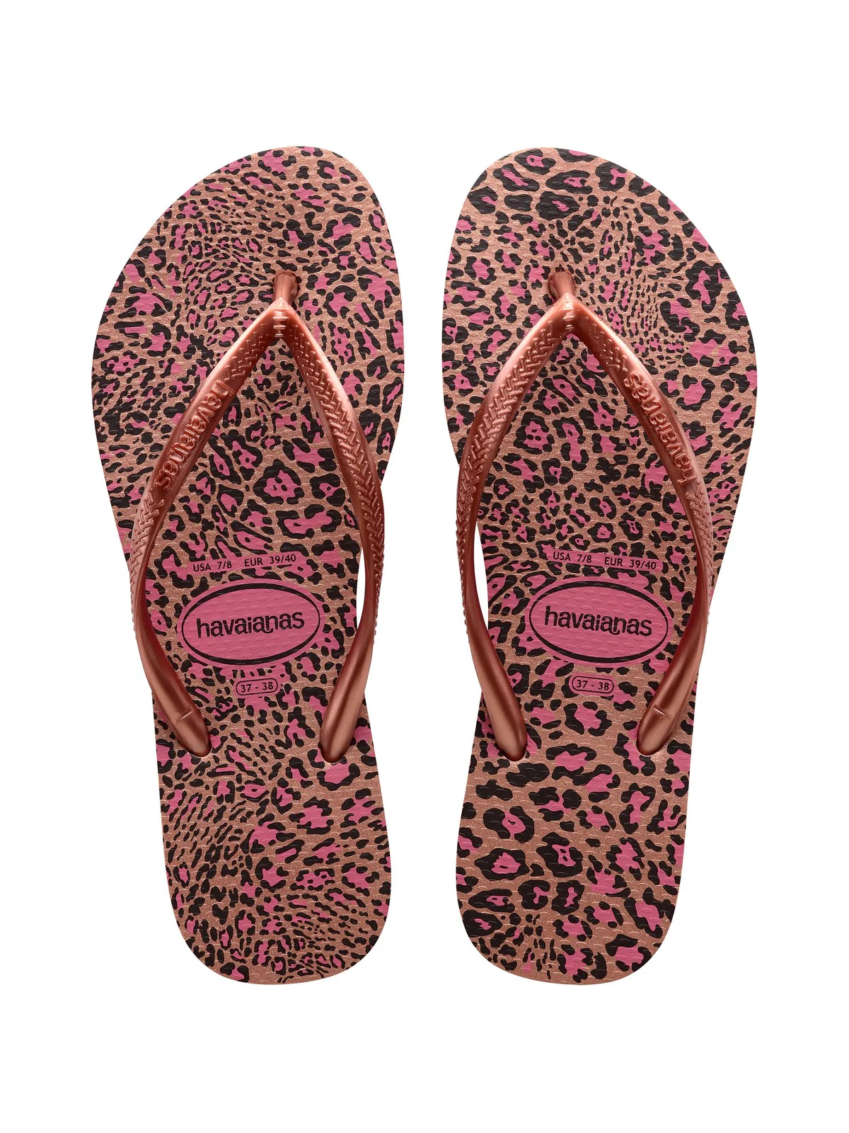 HAVAIANAS Infradito Donna Hav. Slim animals 4103352.6459 Rosa - Image 5