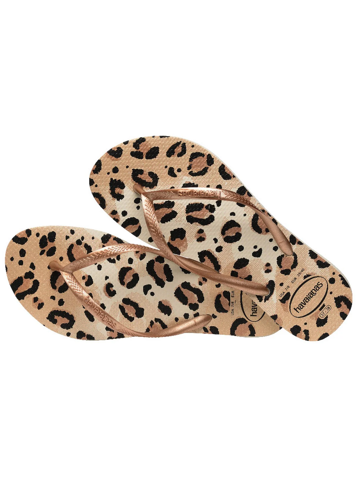 HAVAIANAS Infradito Donna Hav. Slim animals 4103352.6516 Beige - Image 4