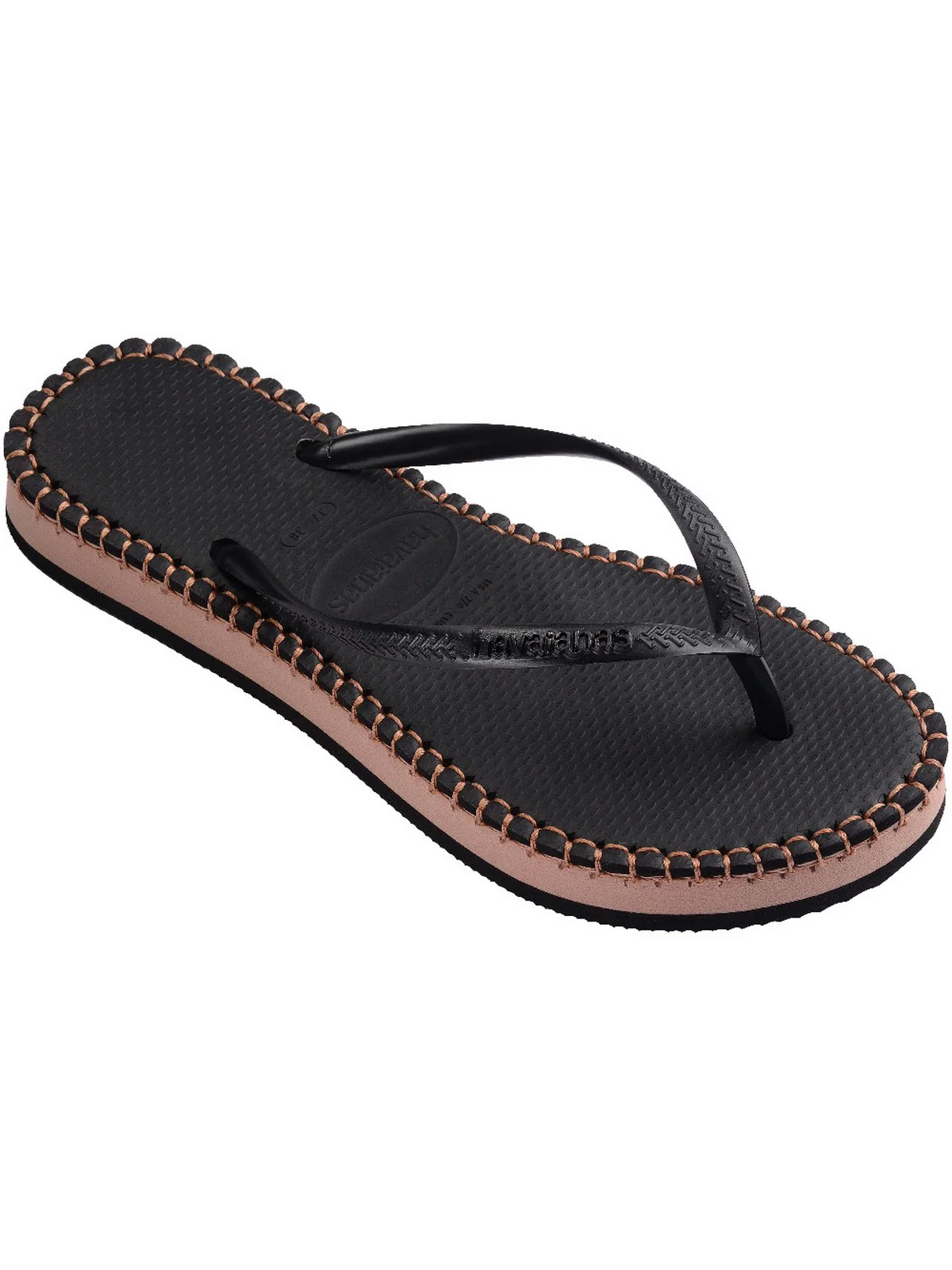 HAVAIANAS Infradito Donna Hav. Slim flatform loop 4149928.0090 Nero - Image 3