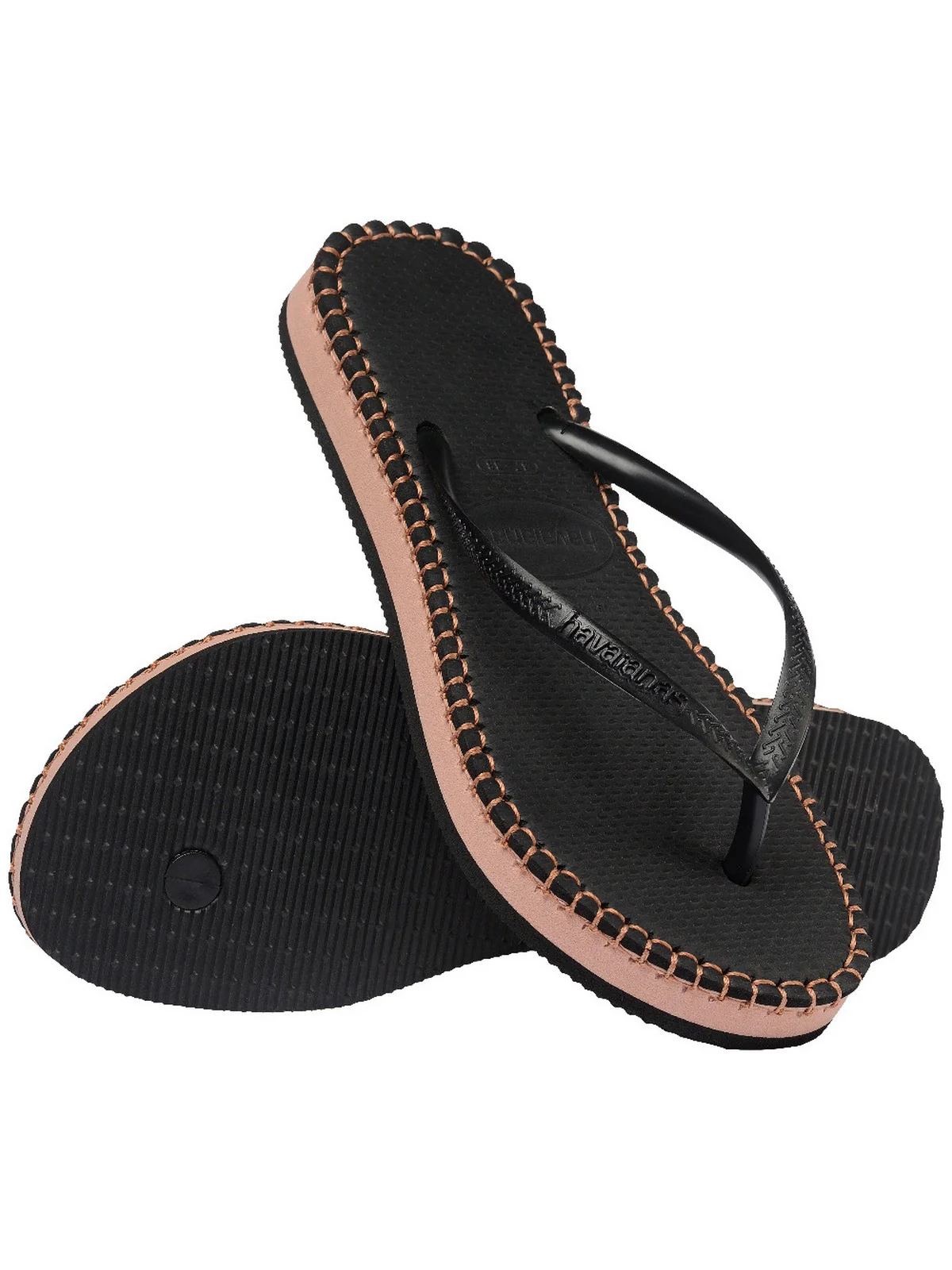 HAVAIANAS Infradito Donna Hav. Slim flatform loop 4149928.0090 Nero - Image 4