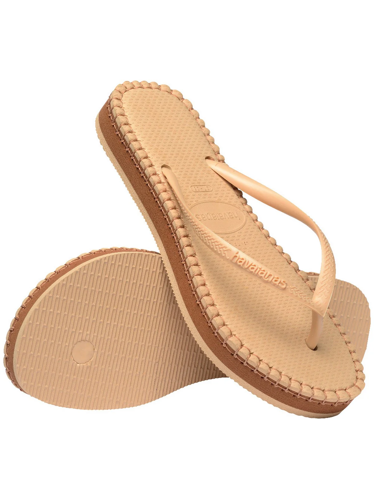 HAVAIANAS Infradito Donna Hav. Slim flatform loop 4149928.8858 Oro - Image 3