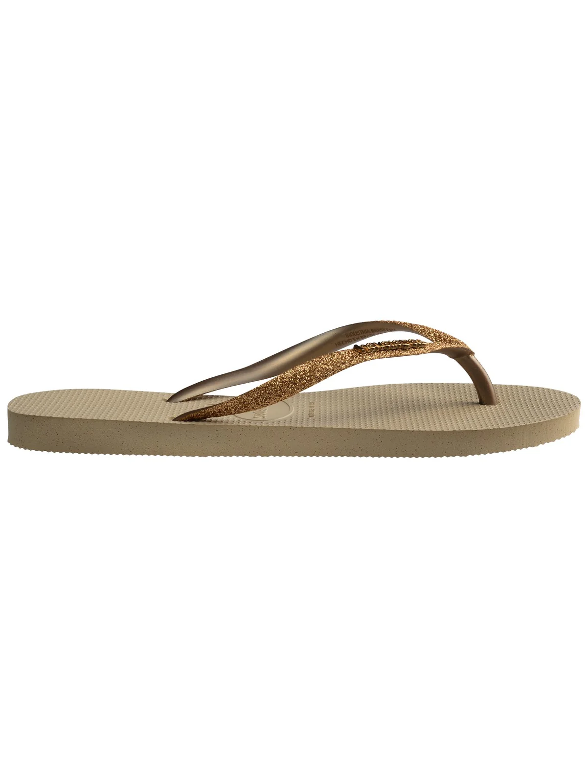 HAVAIANAS Infradito Bambine e ragazze Hav. Slim Glitter II 4146975.9177 SAND/GOLDEN LIGHT METALICO - Image 2